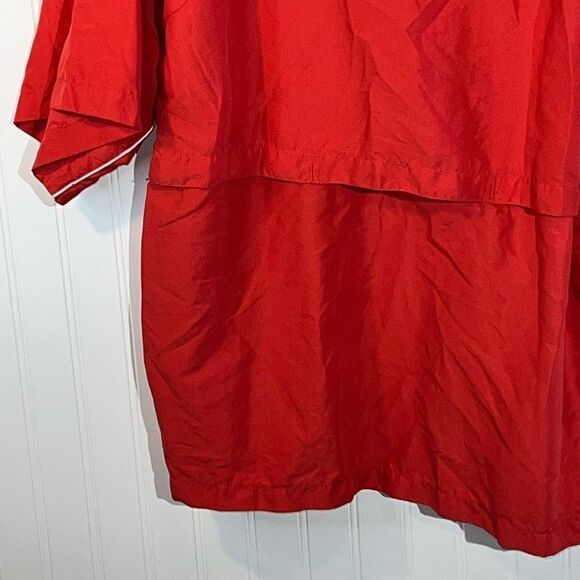 Akadema Play At The Plate Top Mens X-Large Red White Baseball Shirt Short Sleeve - Picture 11 of 13